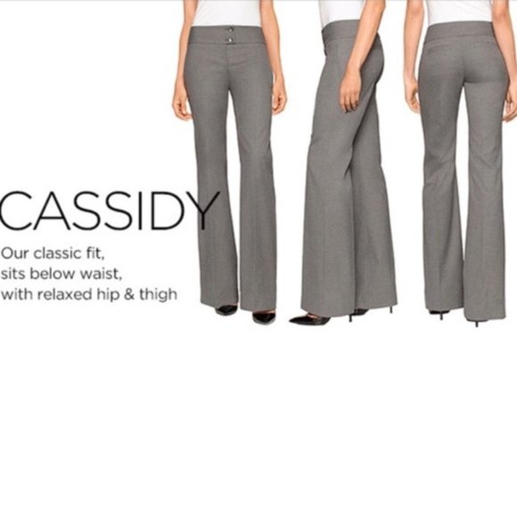 The Limited Cassidy Fit Dark Tan Flat Front dress trouser pants - Picture 1 of 9